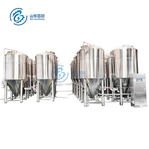 锥形发酵罐4000L精酿啤酒设备 锥形发酵罐4000L精酿啤酒设备